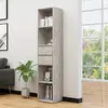 Image de Bibliothèque vidaXL Gris béton