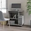 Image de VIDAXL Bureau d'Ordinateur - Gris Béton