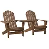 Image de vidaXL Chaises Adirondack avec table - 310069