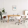 Image de vidaXL Lot de 4 chaises pivotantes