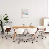 Image de VidaXL Lot de 6 Chaises Pivotantes - Blanc