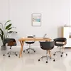 Image de vidaXL Chaises pivotantes à manger - Gris