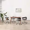 Image de vidaXL Chaises pivotantes - Lot de 4 - Gris bois
