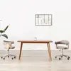 Image de VIDAXL Chaises Pivotantes Lot de 2 - Taupe