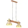 Image de vidaXL Suspension Industrielle - Laiton/Marron