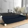 Image de vidaXL Lavabo de Luxe - Bleu Foncé Mat