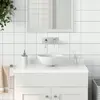Image de Lavabo vidaXL Rond Blanc Mat