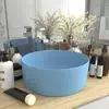 Image de Lavabo vidaXL 40x40x15 cm Bleu