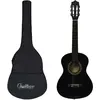 Image de vidaXL Guitare Classique Enfant Noir 1/2