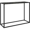 Image de vidaXL Table console noire 100 cm