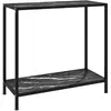 Image de vidaXL Table console Noir 80x35x75 cm