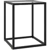 Image de VidaXL Table basse - Noir/Transparent