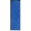 Image de vidaXL Paillasson lavable - Bleu 60x180 cm