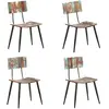 Image de VidaXL Chaise Bois Recyclé Set de 4