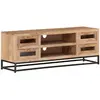 Image de vidaXL Meuble TV - 110 cm - Bois d'acacia massif