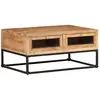 Image de vidaXL Table basse - Bois d'acacia massif