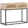 Image de vidaXL Table Console - Bois de Manguier/Cane