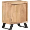 Image de vidaXL Table de chevet - Bois d'acacia