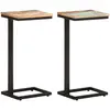 Image de VidaXL Tables d'appoint 2pcs - Bois de récupération