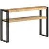 Image de vidaXL Table Console - Bois de Manguier Brut