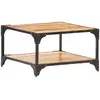 Image de vidaXL Table Basse 60x60x35 cm Bois de Manguier