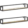 Image de vidaXL Étagères Murales 2 pcs Bois Récupération
