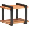 Image de vidaXL Table de Chevet Bois d'Acacia 50x40x40 cm