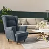 Image de vidaXL Fauteuil - Gris foncé