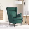 Image de vidaXL Fauteuil - Vert foncé