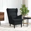 Image de vidaXL Fauteuil Noir
