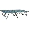 Image de VIDAXL Chaise longue pliable Motif de feuilles