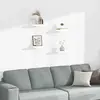 Image de vidaXL Étagère Murale Flottante 4 pcs - Blanc