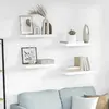 Image de vidaXL Étagère Flottante 4 pcs 50x23x3,8 cm - Blanc