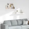 Image de vidaXL Etagère Murale Flottante 2 pcs - Blanc Brillant