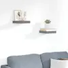 Image de vidaXL Étagère Flottante 2 pcs Gris