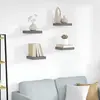 Image de vidaXL Étagères Murales Flottantes Gris 4 pcs