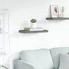 Image de vidaXL Étagère Murale Flottante Gris Brillant