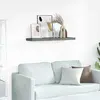 Image de vidaXL Étagère Murale Flottante - Gris Brillant