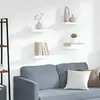 Image de VIDAXL Étagères Murales Flottantes - 4 pcs - Blanc