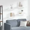 Image de vidaXL Étagères Murales Flottantes 4 pcs - Blanc