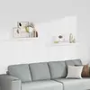 Image de Étagères murales flottantes vidaXL 80x23,5x3,8 cm Blanc