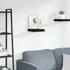 Image de Étagère murale flottante Noir MDF
