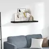 Image de vidaXL Étagère murale flottante noire