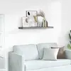 Image de vidaXL Étagère Murale Flottante Grise 90 cm