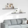 Image de vidaXL Étagères murales flottantes 2 pcs - Gris
