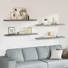 Image de vidaXL Étagères murales flottantes 4 pcs - Gris