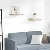 Image de vidaXL Étagères murales flottantes 2 pcs - Chêne