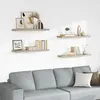 Image de vidaXL Étagères Murales Flottantes 4 pcs Chêne