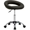 Image de vidaXL Chaise de travail roulante - Marron