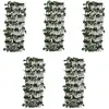 Image de VIDAXL Clôtures à treillis de saule 5pcs feuille artificielle 180x60cm